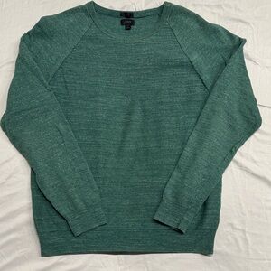 J. Crew Men's Teal Crewneck Sweater